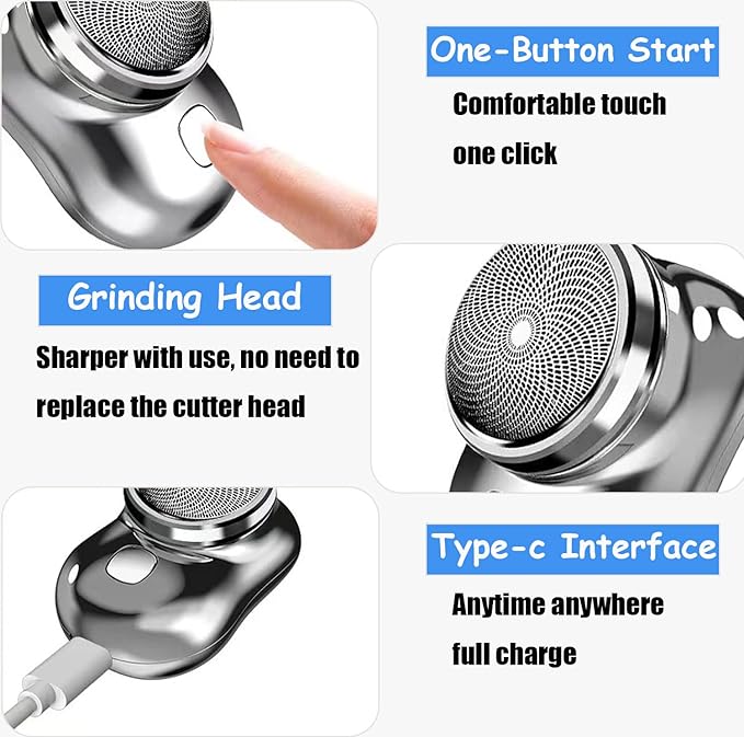 ⚡ Mini Electric Shaver – Sleek | Smart | For Everyone