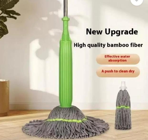 🌀 Self-twisting Water Rotating Mop – Effortless Cleaning, Every Time!