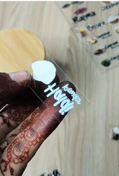 3D Premium Waterproof Kitchen Spice Jar Label Stickers (60 Pcs Set)