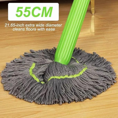🌀 Self-twisting Water Rotating Mop – Effortless Cleaning, Every Time!