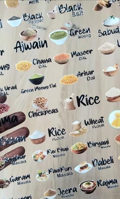 3D Premium Waterproof Kitchen Spice Jar Label Stickers (60 Pcs Set)