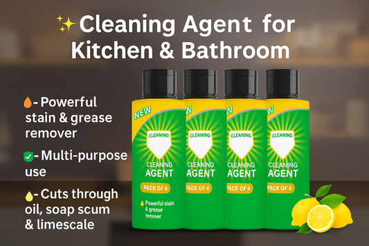 🧼 Cleaning Agent for Kitchen & Bathroom (Pack of 4)
