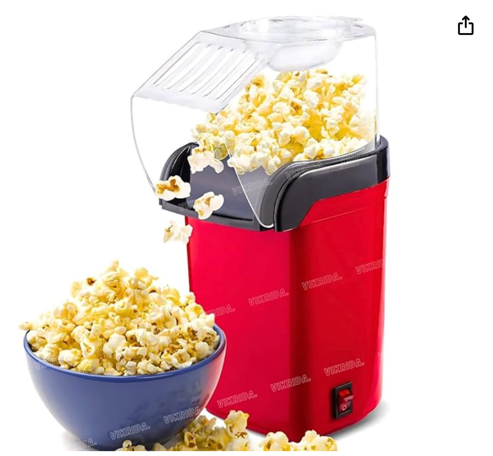 🍿 Hot Air Popcorn Maker Machine